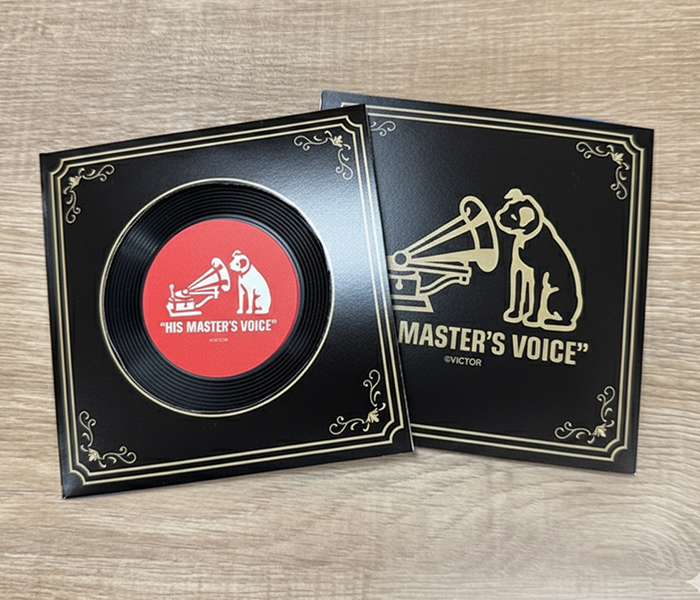 ニッパー・レコードコースター